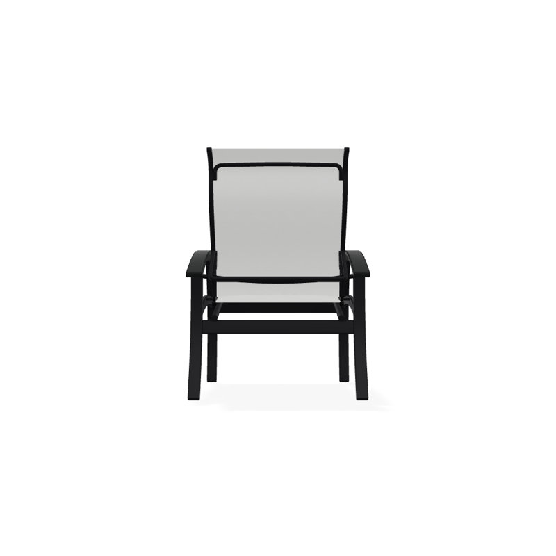 Chaise de patio Askar, Graphite texturé, Graphite classique, Blanc 6D Sunbrella®