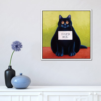 Fat Cat 1 Piece Painting on Canvas