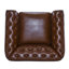 Fauteuil club pivotant rembourré Lawrence Chesterfield-1440593717