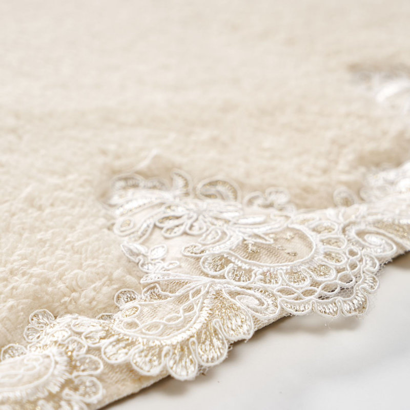 Luxurious Bathmat Set (2 Pieces) in Cappuccino, 21.7 x 25.6 inches & 25.6 x 45.3 inches | 100% Polyester, 1500 g/m², 0.6 in Pile Height | Non-Slip, Antibacterial, Easy to Clean, Machine Washable at 30°C