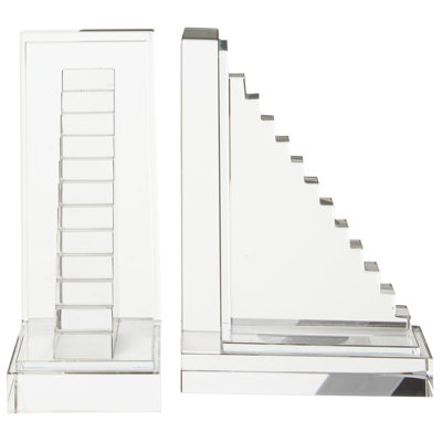Glass Bookends