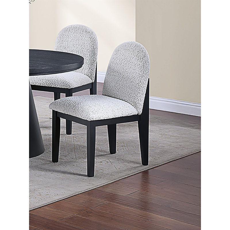 Chaise d'appoint rembourrée (ensemble de 2)