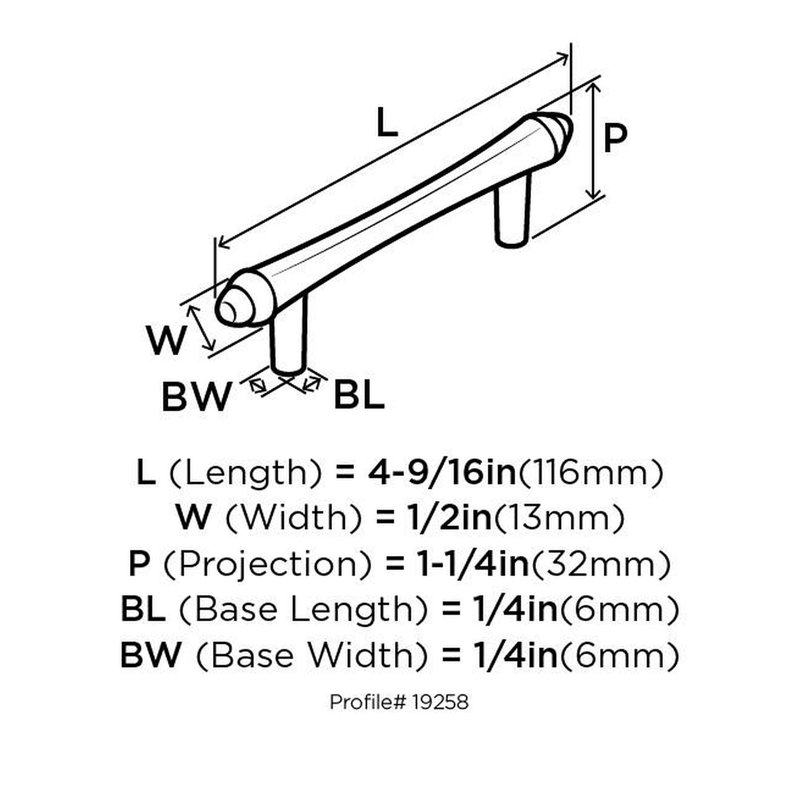 Divinity 3" Center to Center Bar Pull, Satin Nickel