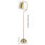 Lampe sur pied arquée 67 po Carmon