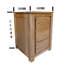 Justinich 40cm W Solid Wood Bedside Table
