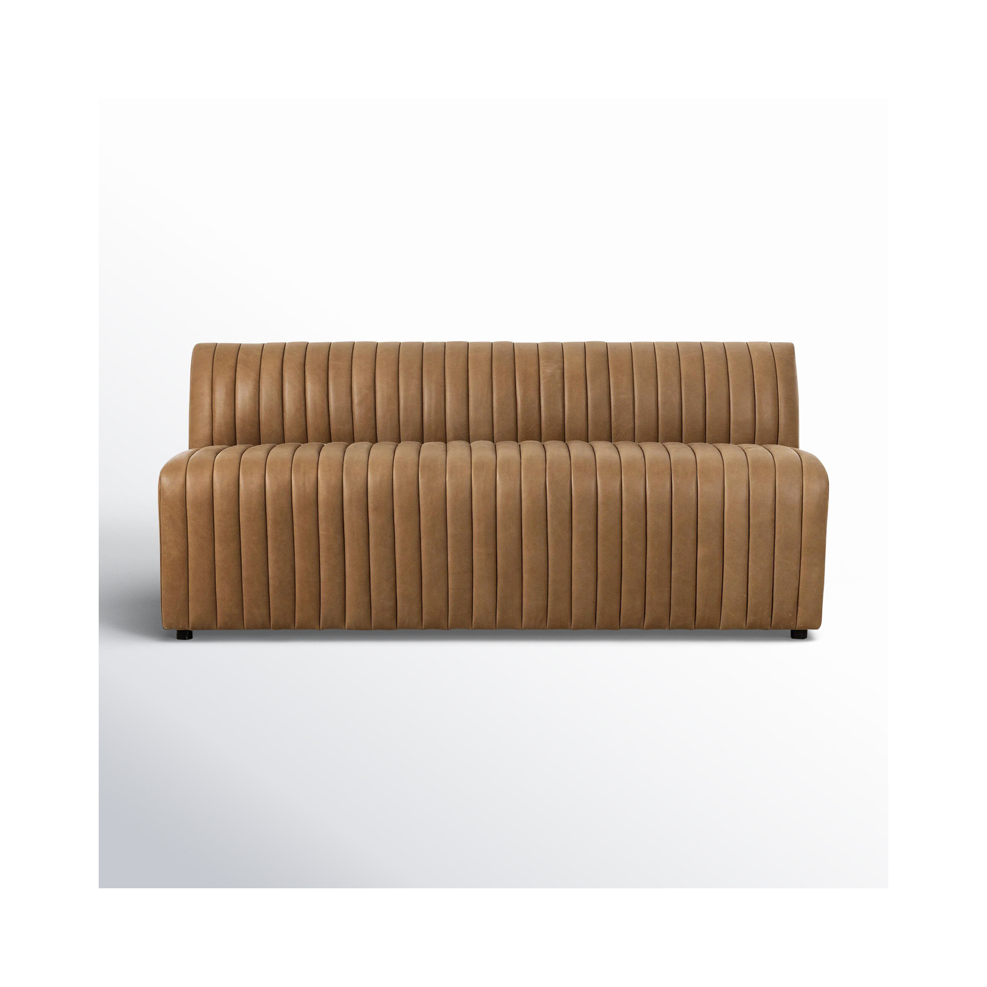 Brandt Bench, Palermo Drift Genuine Leather, 31.5" H x 72" W x 28" D