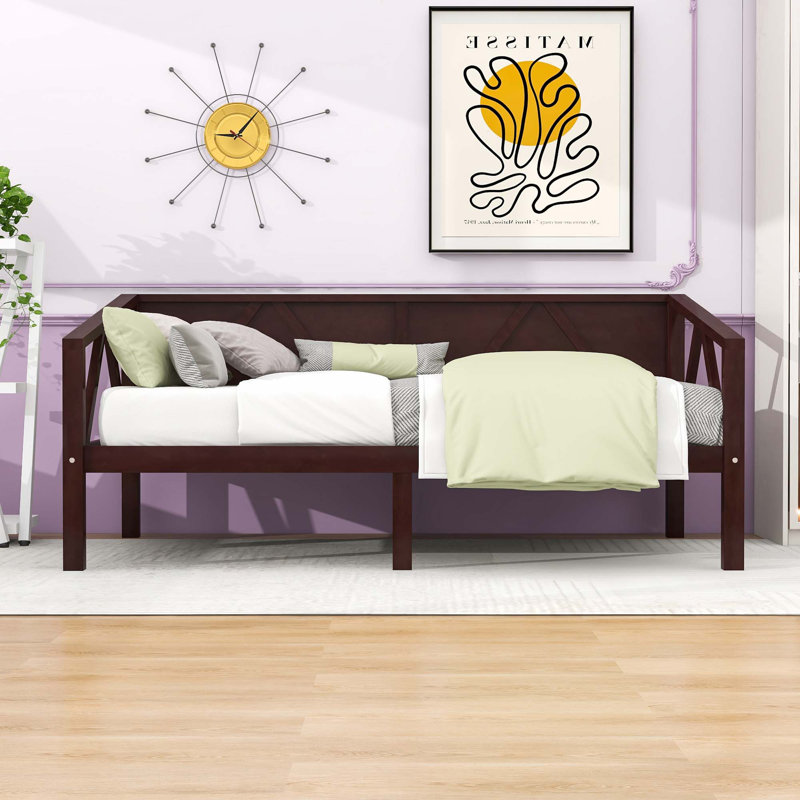 Cladinoro Wood Daybed with Slats, Espresso, Twin