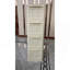 Blanc crème, armoire de rangement pliante latérale large de 19,69 po, 5 niveaux, 19,69 po x 11,81 po x 50,00 po, bacs de rangement pliables avec porte magnétique, armoire de rangement en plastique avec roues