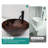 Bathroom Artistic Tempered Glass Vessel Bathroom Sink With Pop-Up Drain-123626455