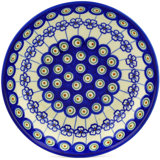 Flowering Peacock Stoneware Pasta Bowl