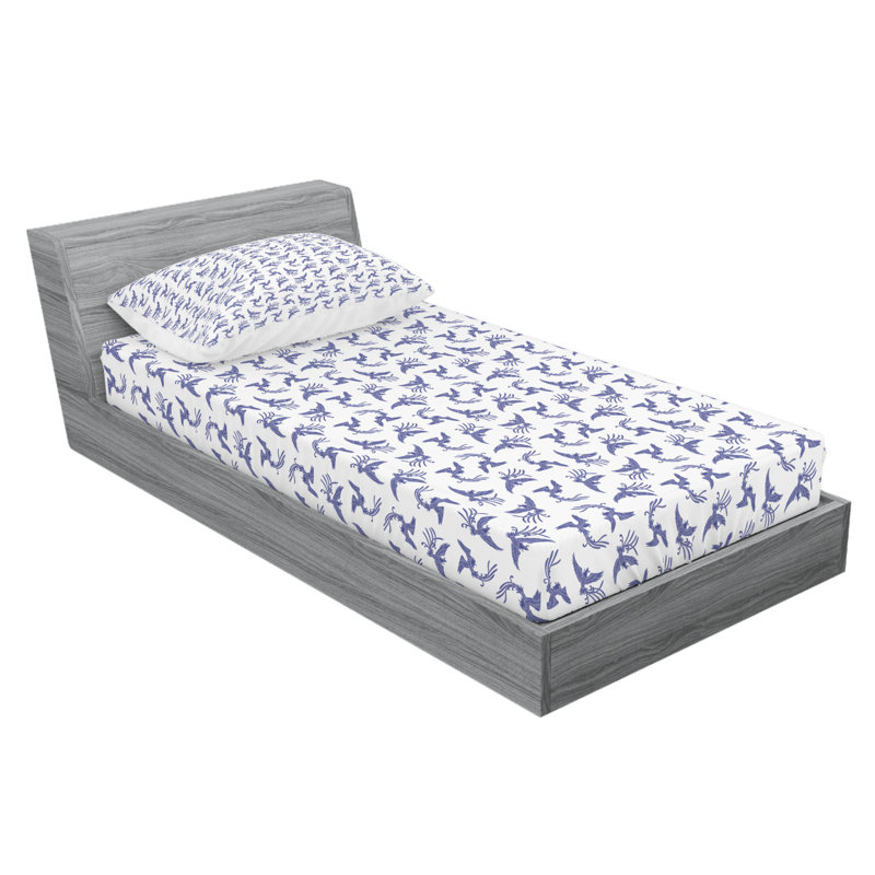 Microfiber Sheet Set, Twin XL Sheet Set with Fitted Sheet