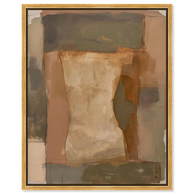 Baked Earth Canvas Modern Boho by Art Remedy