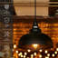 1 - Light Black Dome Pendant-61689701