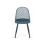 Chaise d'extérieur Almodovar Lily - Pour les intempéries avec structure et structure en maille unie à la mode