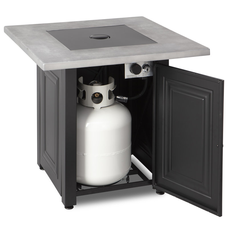 The Wakefield Steel Propane Fire Pit Table