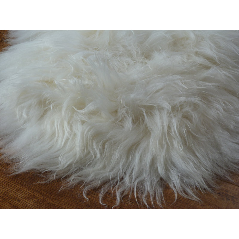 Kearney Solid Colour Sheepskin Area Rug, Runner 70 x 200cm
