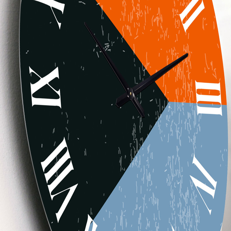 Minimal Compostions géométriques de formes élémentaires VI - Horloge murale moderne, Petit