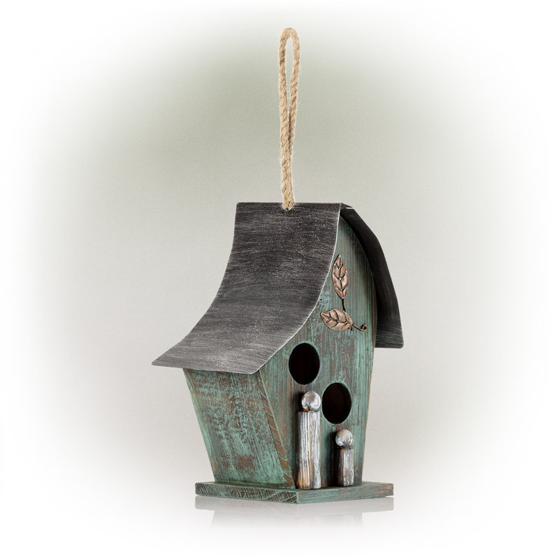 Hanging Birdhouse, Turqoise