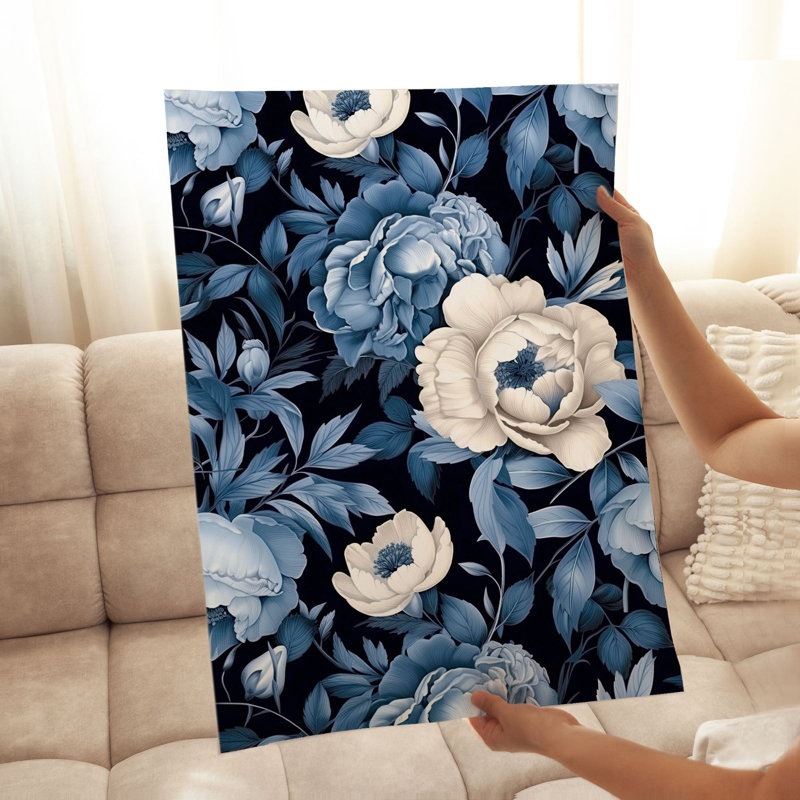 Impression florale florale William Morris, H 7 po x l 5 po