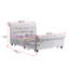Grand lit de rangement tapissier Hartfried