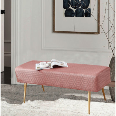 Banc recouverts de tissu d'ameublement