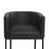 27" H Counter Height Bar Stools Set Of 2, Modern Barrel Counter Stools With Backrest And Arms, Metal Frames, Linen Fabric Upholstered Accent Barstools For Kitchen Island
