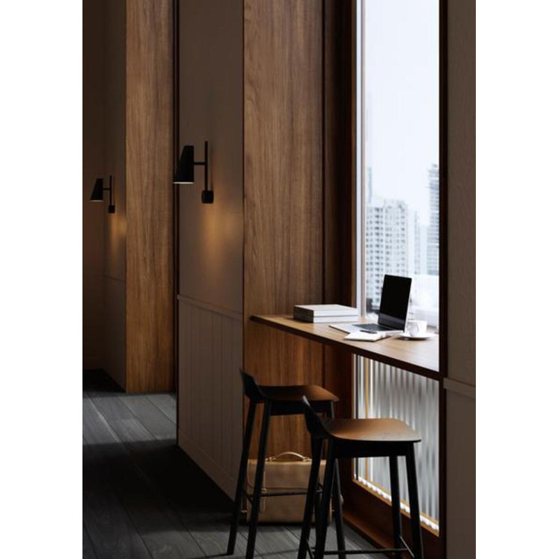Cono Wall Lamp, Black