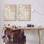 "Boho Botanical Leaf Silhouette", ensemble de 2 toiles murales par Natalie Carpentieri-78989196