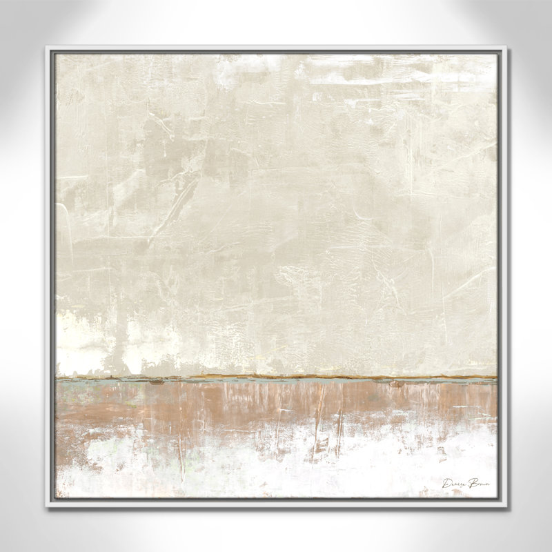 Better Days 2 - Impression sur toile avec cadre flottant, Blanc, H 31,5 po x l 31,5 po