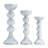Elegant Sculptural Glass Candle Holder with Glam Design and Decorative Taper Silhouette-1542261507-1523554200