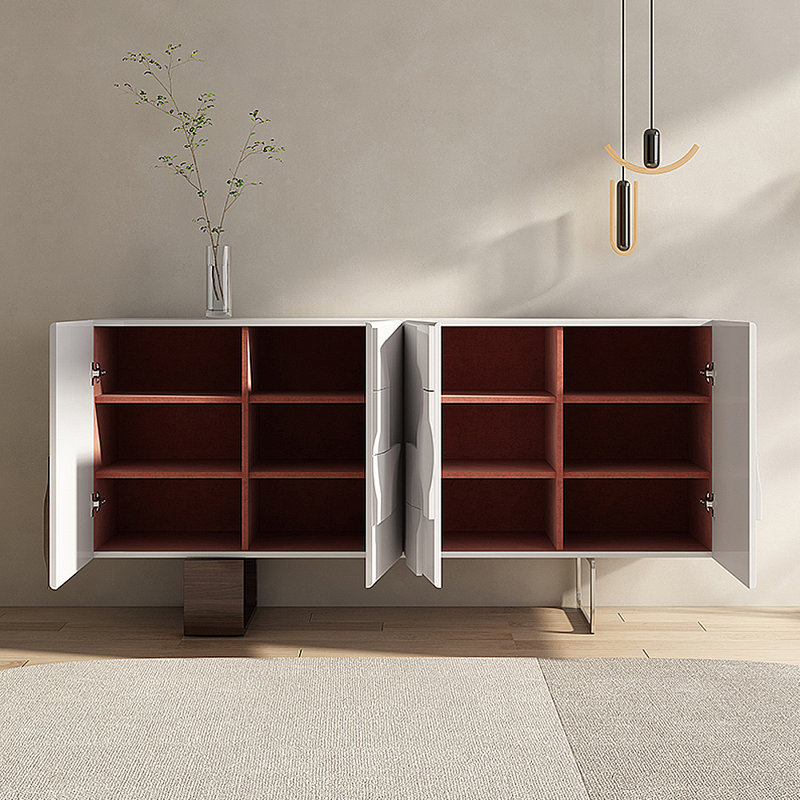 Buffet de rangement moderne et minimaliste, H 35,43 po x l 70,87 po x P 15,75 po