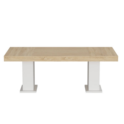 Arfath 8-Person Double Pedestal Dining Table