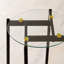Damyia Glass Top End Table-1055504514