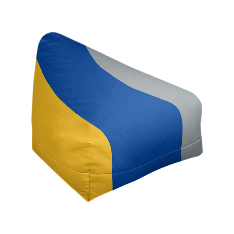 Sac de pois classique, H 30 po x l 27 po x P 27 po, Gold/Royal Blue/Grey