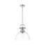 Marell 1-Light Pendant with Rod in Clear Glass-107150094