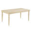 Buffet urbain chic - Bois fini blanc câblé pour une salle à manger élégante, style bord de mer, pieds, détente au bord de l'eau, 162,5 cm (l) x 76 cm (h) x 96,5 cm (p)