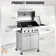 4-Burner Propane Gas Grill With Side Burner