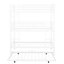 Lit superposé simple blanc avec lit gigogne en métal blanc - Précautions à prendre pour un environnement sécuritaire Soutien robuste Bonne nuit de sommeil