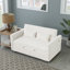 Canapé convertible 2 chambres avec dossier réglable, canapé 2 places, lit escamotable et 2 coussins de taille-2003778659
