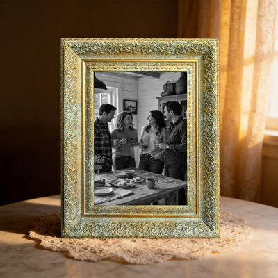 Antique Gold 1PC 11" x 14" Warm Picture Frame with Photo Protector