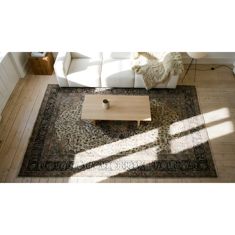 Flatweave Wool Geometric Area Rug