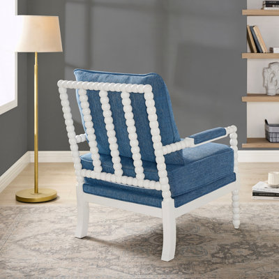Chaise d'appoint avec structure en bois