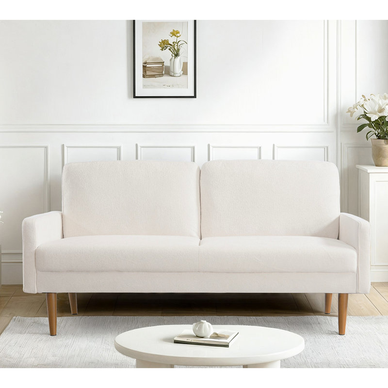 3 places en velours d'apparence élégante et chic pour un intérieur douillet, Ivoire ivoire