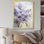 Rêves de lilas pastel mauve et doré sur toile