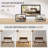 Mid-Century Modern Solid Wood Tenon Structure Bed Frame-950125877-950125878