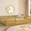 Lit double pour enfant en bois massif Montessori
