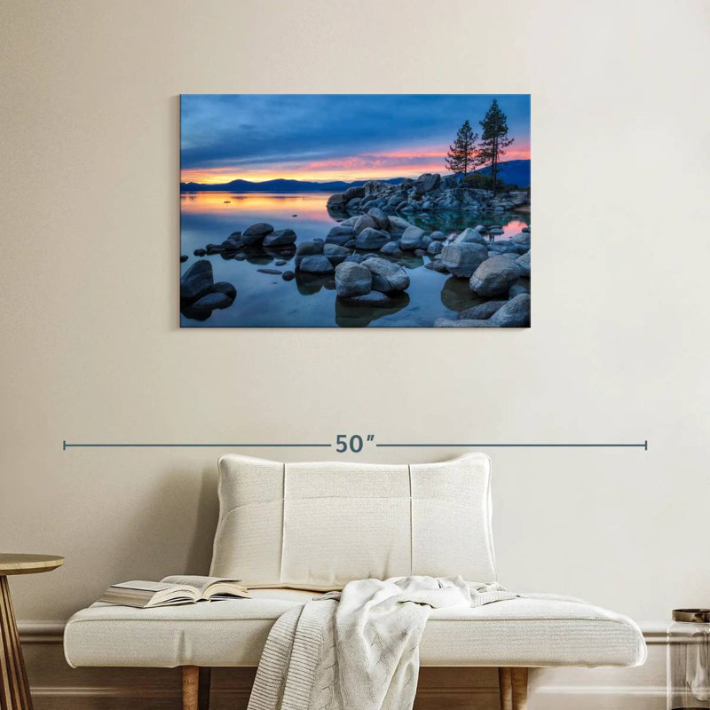 Alvord Evening At Sand Harbor, 24" H x 36" W