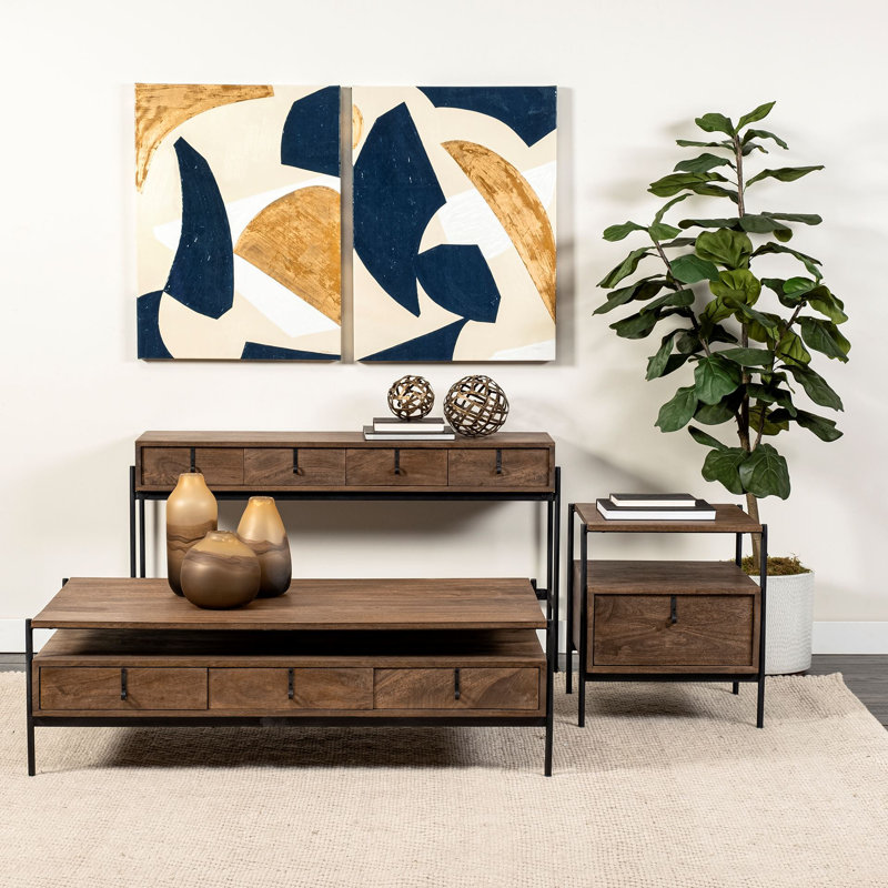 55.5'' W Solid Wood Console Table
