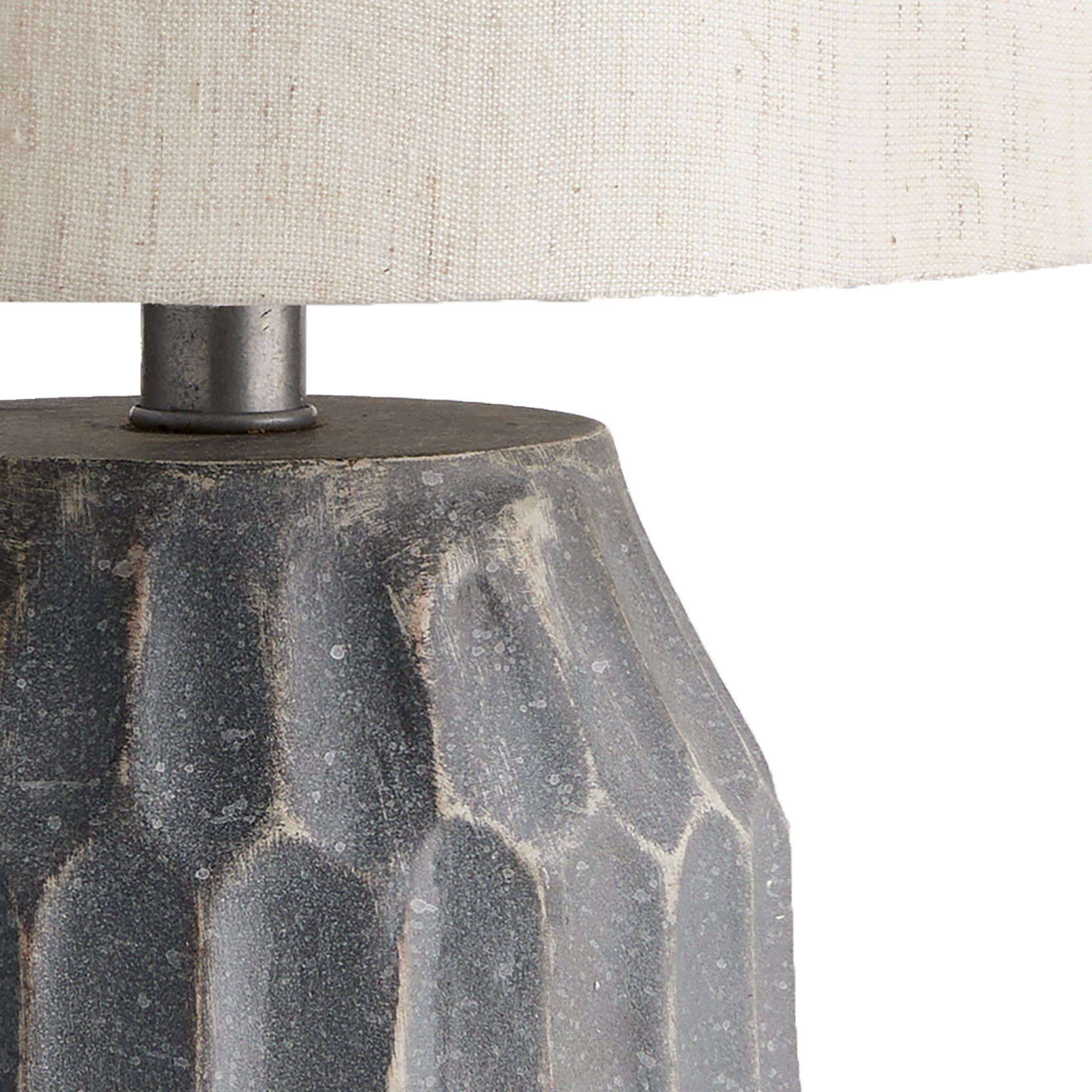 Abita 17.5" Desk Table Lamp, Gray