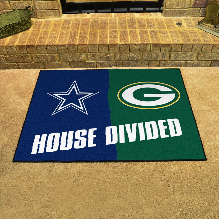 FANMATS NFL House Divided - Packers / Cowboys 33.75 in. x 42.5 in. House  Divided Mat Area Rug 21804 - The Home Depot